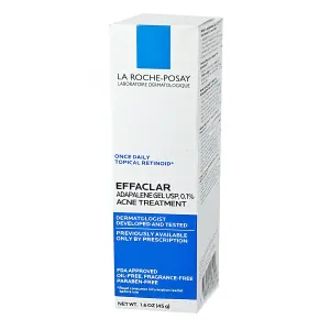 La Roche-Posay Effaclar Adapalene Gel 0.1% Acne Treatment (Topical Retinoid) 45g
